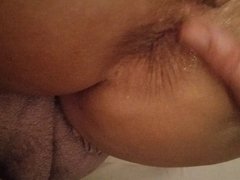 rubbing my pierced clit while he is assfucking me (part 2)