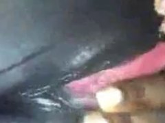 Her Black Wet Pussy Rubbed and Ready for Fucking