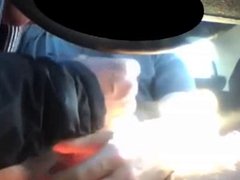 sucking in car by stranger