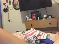 Girlfriend gives great blowjob
