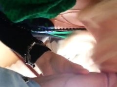 homemade, quick blowjob from a blonde