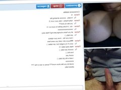 Girl whit big tits play whit me on web cam chatrandom