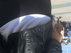 upskirt lycra butt turkish