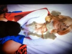 Cum tribute to power girl cosplayer (request from malarion)