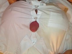 Male teen having some fun with busty blouse fuck