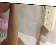 Hot Israel ethiopian girl in the bath - shower