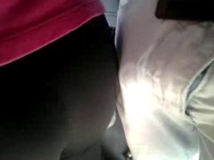 gropping ass in bus