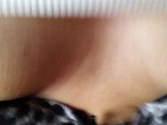 Fucking me POV boobs out with creampie