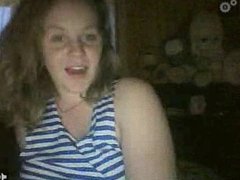 Pretty Russian having fun on webcam 