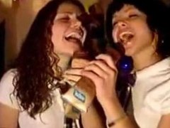 identical singers TATU sing and kiss