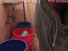 Sexy Indian Babe Bhabhi Lily Washing Undergarments