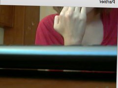 Cute teen from Russia is showing tits on Chatroulette