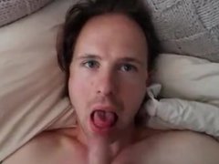 Guy sucking cock with facial 