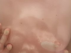 steamy shower and hot sex made us both cum hard