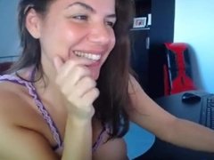 'Big booty and huge boobs teen girl webcam show'