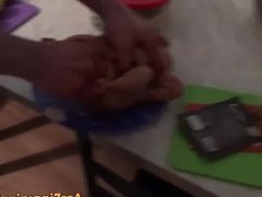 'OILED-CHICKEN BITCH HAS A GREAT ANAL FISTING FROM BEHIND'