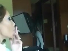 'The gorgeous Novi in her best smoking fetish clips'