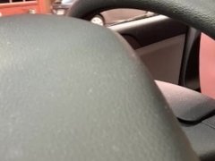 TESSA TASTY SQUIRTS AT THE CAR WASH - Risky Public Masturbation