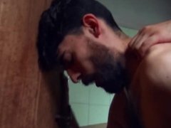 Reality Dudes - Adonis & Andy Getting Each Asshole Ripped In The Toilet
