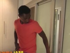 Pervy black guy caught stepsister masturbating and fucked her