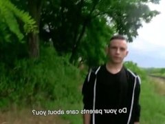 Czech Hunter 548 – Blonde Twink Has His Tight Asshole Obliterated From Daddy’s Big Cock