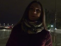 GERMAN SCOUT - Tiefer ANAL Fick fuer Teen Veronica bei Strassen Casting