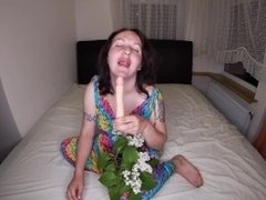 My Follower Sent Me a Masturbouquet To Watch Me Cum on Flowers
