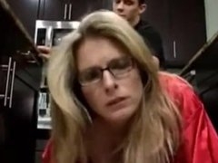 Milf mother fucked in doggy style bully by her horny stepson