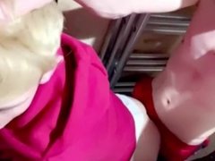 Blond Twink get fucked in Workroom Seller
