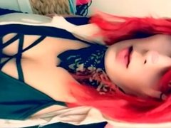 Beautiful trans slut try’s a new sex toy