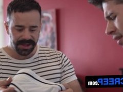 Dad Creep - Hairy Stepdad Teddy Torres Confesses He Turns On By Smelling His Hot Stepson's Underwear