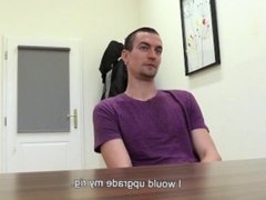 BigStr - Educated Cute Guy Gets Interviewed For A Job & Satisfies His Future Boss' Horniness