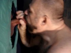 GH#2 Long Dick Daddy feeds me cum at Glory Hole