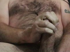 Jerk off with me! Hairy BWC with cumshot finish