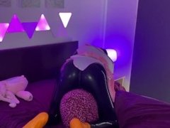Latex Sissy Drone Pillow Humping