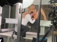 Hot Blonde Getting Pounded BTS