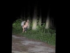 We fucked in the forest 