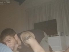 Sucking my Stepdad Dick While he is resting