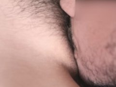 This is how a pussy should be licked - Teasing results into intense orgasm - REAL COUPLE