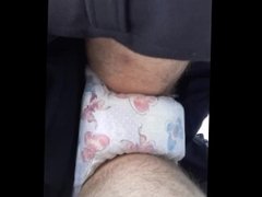 Wetting my diaper in public on busy road 0///0