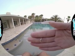 WETVR Swim Suit Strip POV VR Porn Fuck With Angel Youngs