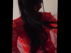 Asian Babe Fucks Ex During Holiday Break