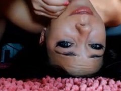 Upside down BBC facefuck