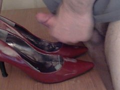 Cum On Red Patent Heels Shoes