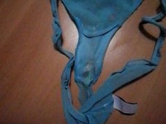 new cum in wife dirty panties...