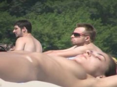  Nudist Beach hottie from ukraine -- Black sea topless 