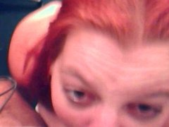 Part. 2 BBW Redhead Throat Fucking