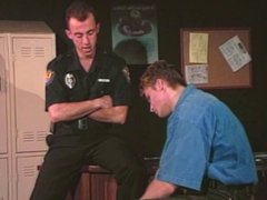 Police doing a porn star