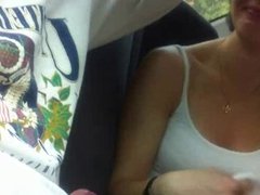 blowjob in car from russian couple