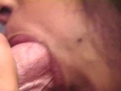 Brunette fucked and gets face creamed
